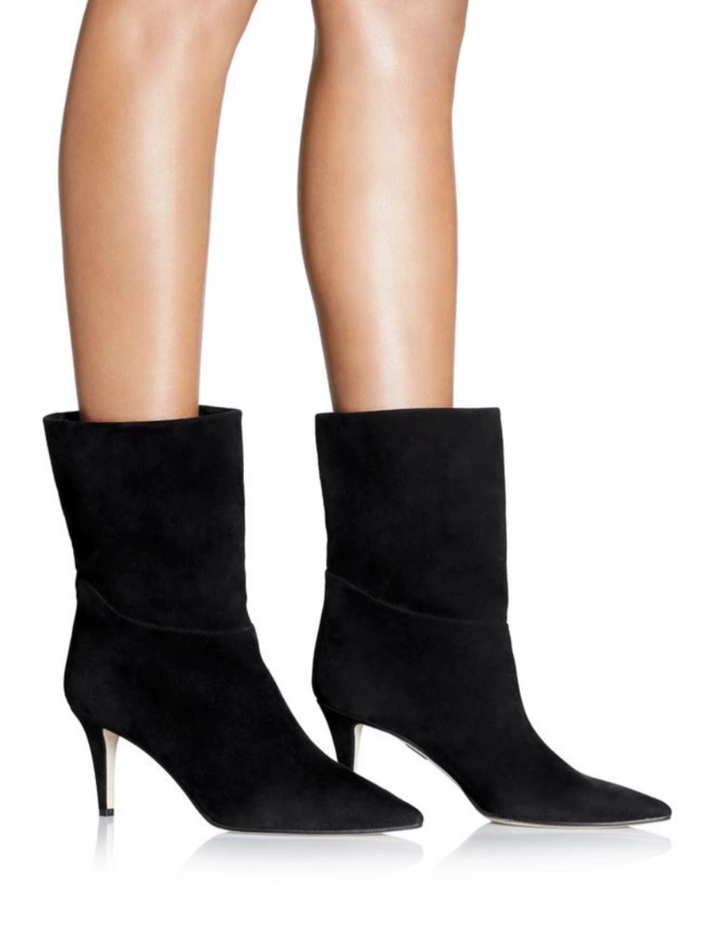Sister & Souer Black Suede Slouch Boot